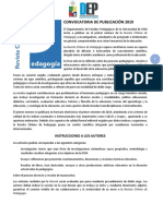 Convocatoria Revista Chilena de Pedagogia