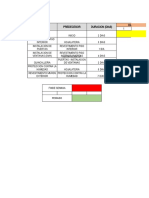 Diagrama Gantt Denisse Moncada