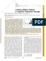 Carbon-Coated MoSe2:MXene Hybrid Nanosheets For Superior P