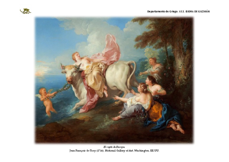 El Rapto de Europa. de Troy.1716 | PDF