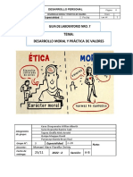 Semana 12 Laboratorio07 Desarrollo Moral y Práctica de Valores Grupo 9