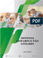 Cálculo Numérico - Sistemas Lineares e Não Lineares