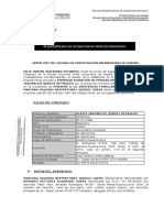 Por La Presunta Comisión Del Delito Contra La Familia en La Modalidad de OMISIÓN A LA ASISTENCIA FAMILIAR en Agravio de Su Hijo