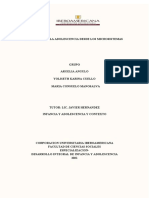 Diagrama La Infancia y La Adolescencia Desde Los Microsistemas 2021