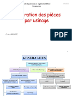 Élaboration Des Pièces Par Usinage ESTEM 2022