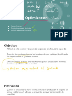 3.1 Optimization - Puntos Criticos