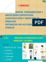 Mediciones topográficas con wincha