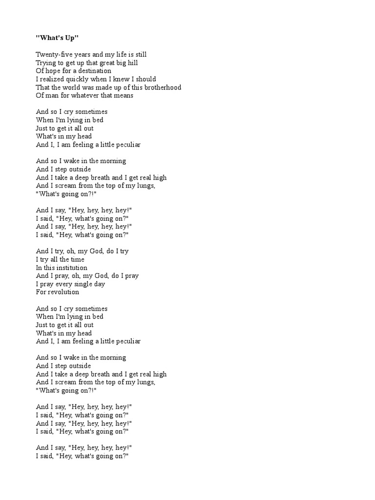 What's Up Testo | PDF | Self-Improvement