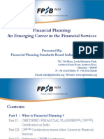 Financial Planning: An Emerging Career in The Financial Services