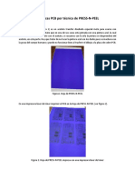 Fabricación de Placas PCB Por Técnica de PRESS-N-PEEL