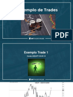 Exemplo de Trades com Análise Técnica e Planejamento