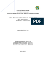 Relatório de Padronização HCL 2°AnoMAm