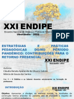 Poster - Endipe Cláudia e Márcia