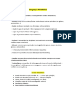 Integração Metabólica: Fígado Coordena Eventos