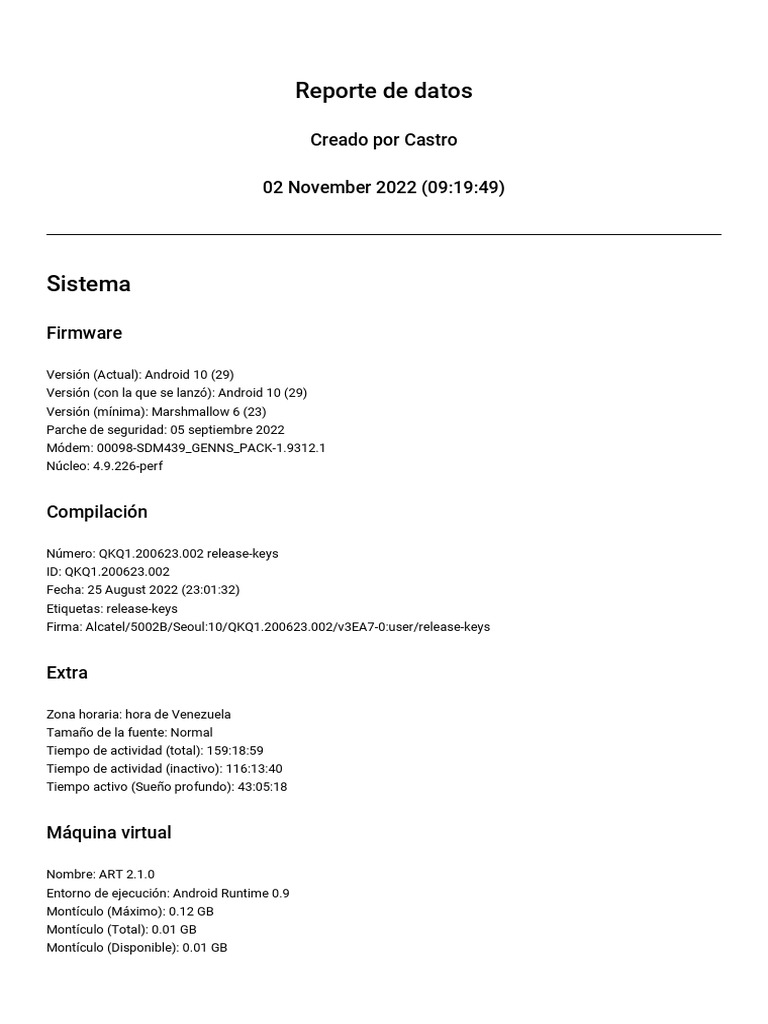 Information Report (02 November 2022 (09 - 19 - 26) ) | PDF | Balance ...