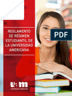 Reglamento de Régimen Estudiantil de La Universidad Americana