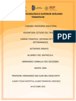 Sistemas de tiempos determinados MTM