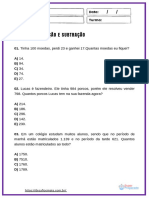 110.matemática 5º Ano - Adição e Subtração