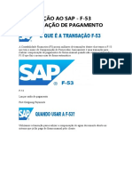 Introdução Ao Sap - F-53 Compensação de Pagamento