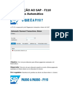 INTRODUÇÃO AO SAP - F110 Pagamento Automático