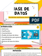 Bases de datos: definición, clasificación, características y tipos