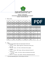 Kunci Jawab - PAS - Gasal - PAIBP - 12 - 2022