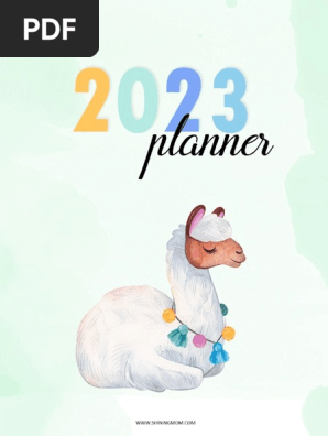 Free Planner 2023 by the Shining Mom Blog
