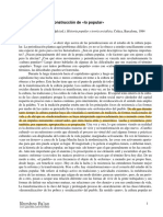 Notas sobre la deconstrucción de lo popular 84