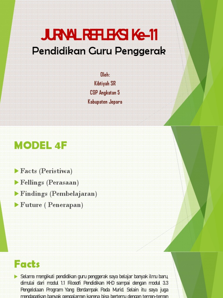Refleksi Program Pendidikan Guru Penggerak | PDF | Karier & Perkembangan