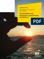 EY Applying Ifrs Presentation and Disclosure Requirements of Ifrs 15 October 2017