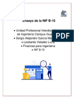 Ensayo de La NIF B