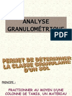 Analyse Granulométrique