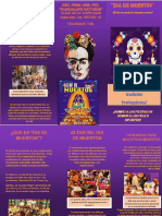 Triptico Dia de Muertos