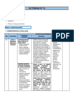 3° Grado - Actividad Del Dia 22 de Julio