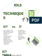 ICT Tools and Techniques