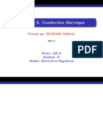 Chap 5 - Conduction Électrique