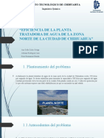 Eficiencia de La Planta Tratadora de Agua