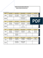 Horarios Recuperación Jornada Matutina 2020-Ii