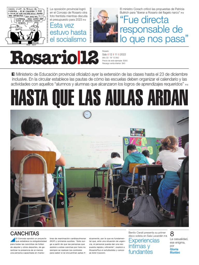 Críticas de Corach a Bullrich sobre Rosario | PDF | Robo | Debido al ...