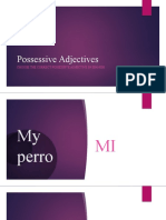 Possessive Adjective Practice Power Point