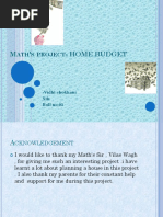 Idoc - Pub - Icse X Maths Project On Home Budget