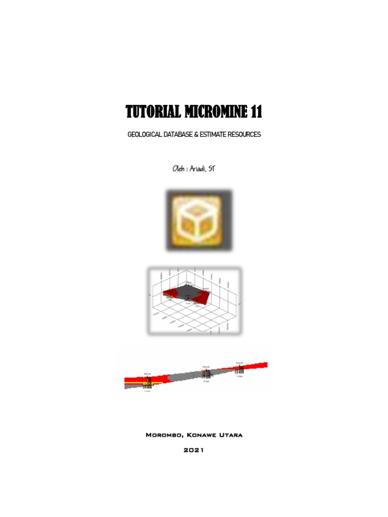 Tutorial Database Micromine 11 | PDF | Metode & Bahan Ajar | Komputer