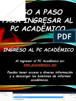 Paso A Paso Ingreso PC Académico