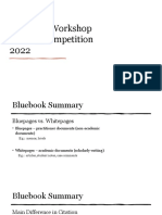 2022 Bluebook Workshop Slides