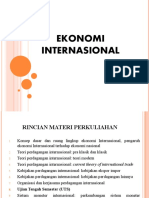 Materi Awalan Ekonomi Internasional