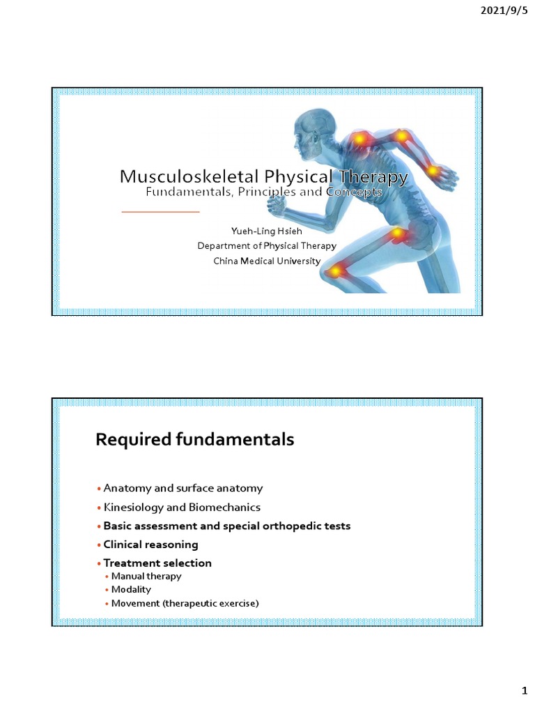 1 骨科 Fundamentals of Musculoskeletal Physical Therapy 講義 | PDF | Pain ...