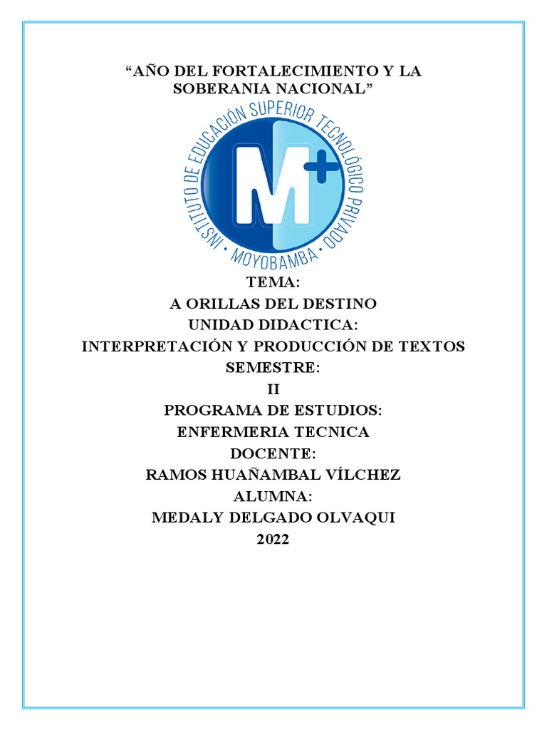 A Orillas Del Destino PDF