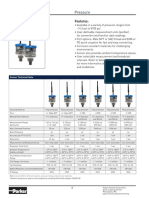 SensoNODE Blue Pressure Sensor Technical Specs & Dimensions