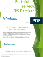 Portafolio de Servicios Famisanar