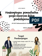 Pendampingan Google Classroom